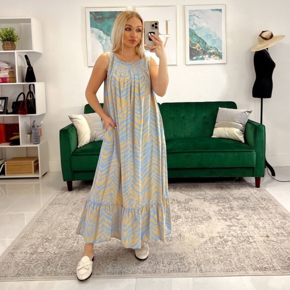 Lafayette 148 Silk Blend Flowy Summer Dress